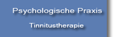 Psychologische Praxis, Tinnitustherapie
